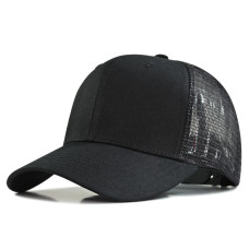 L та XL чорна кепка HighWay з сіткою