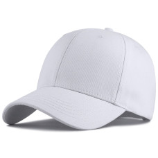 Біла кепка HighWay без принтів та написів