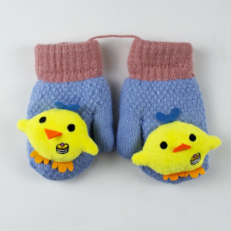 Дитячі зимові рукавички