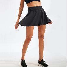 Жіноча спідниця з шортиками HighWay чорна 2 в 1