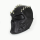 Чорна маска череп з шипами Melefist
