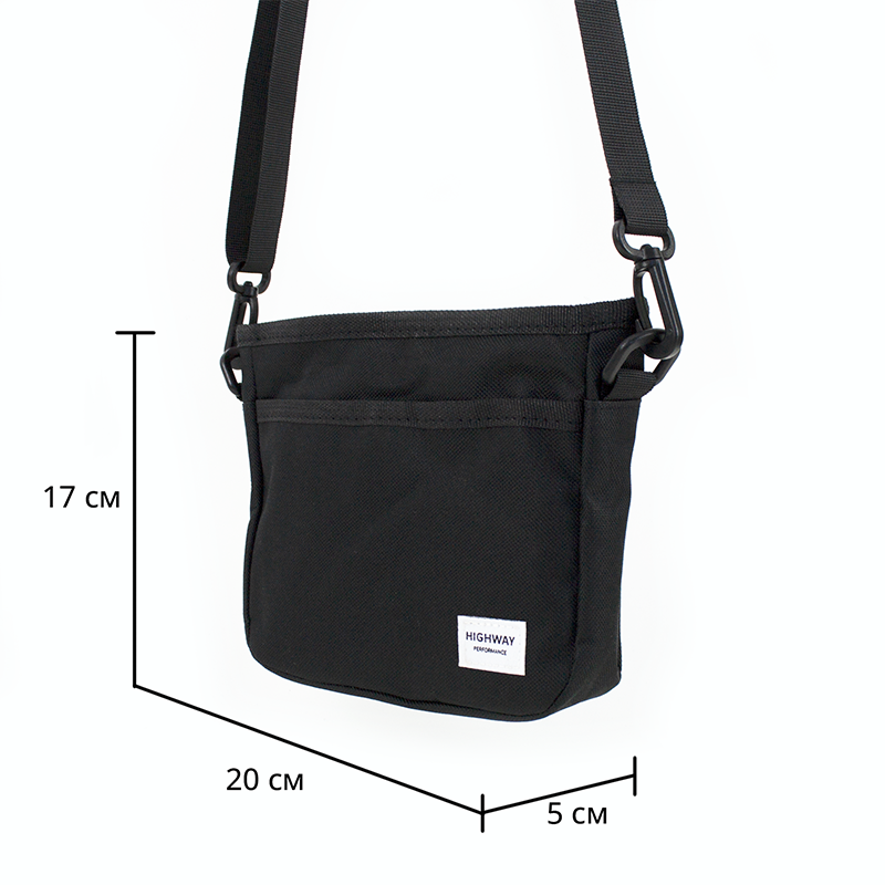Сумка-месенджер HighWay Performance Space Black