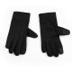 Водостійка спортивні рукавиці HighWay чорні осінь-зима