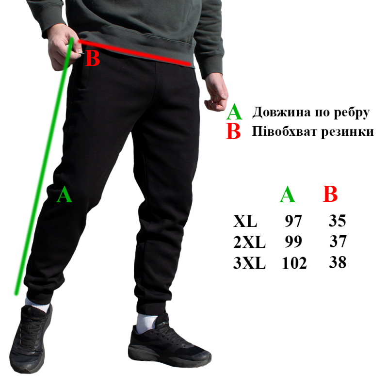 Штани чоловічі спортивні HighWay чорні