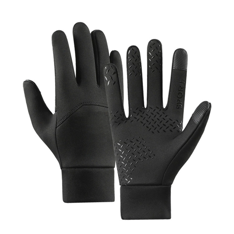 Рукавиці зимові чоловічі чорні водонепроникні L 