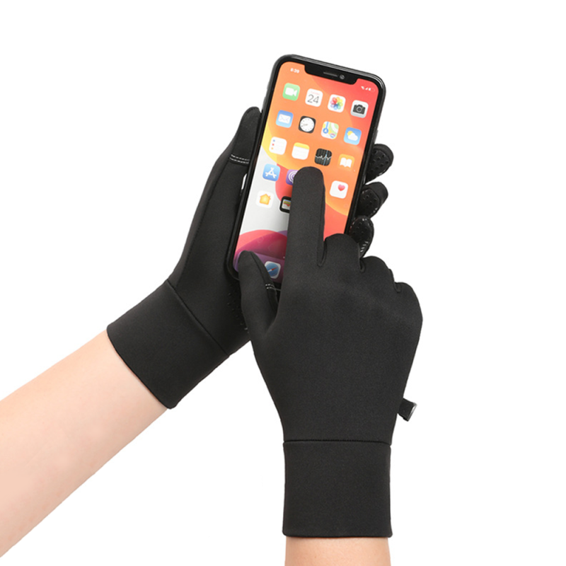 Рукавиці для тренувань чоловічі чорні на осінь M/L та L/XL